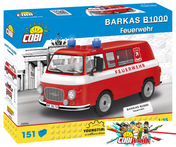 Cobi 24594 Barkas B1000 Feuerwehr (2021)